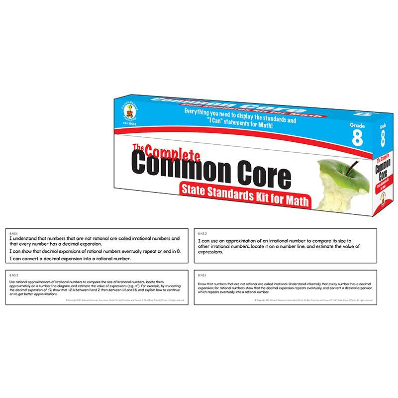 MATH GR 8 COMPLETE COMMON CORE KIT