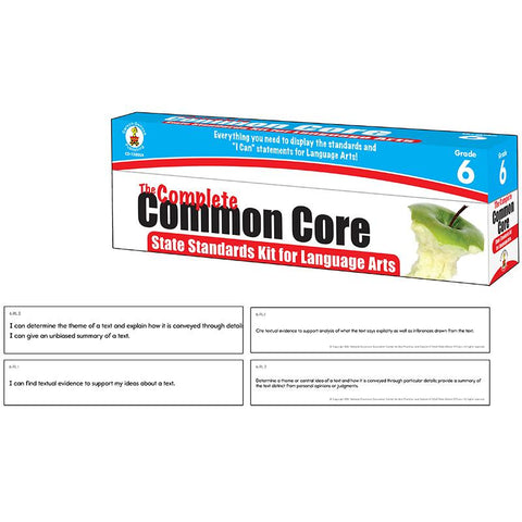 LANGUAGE ARTS GR 6 COMMON CORE KIT