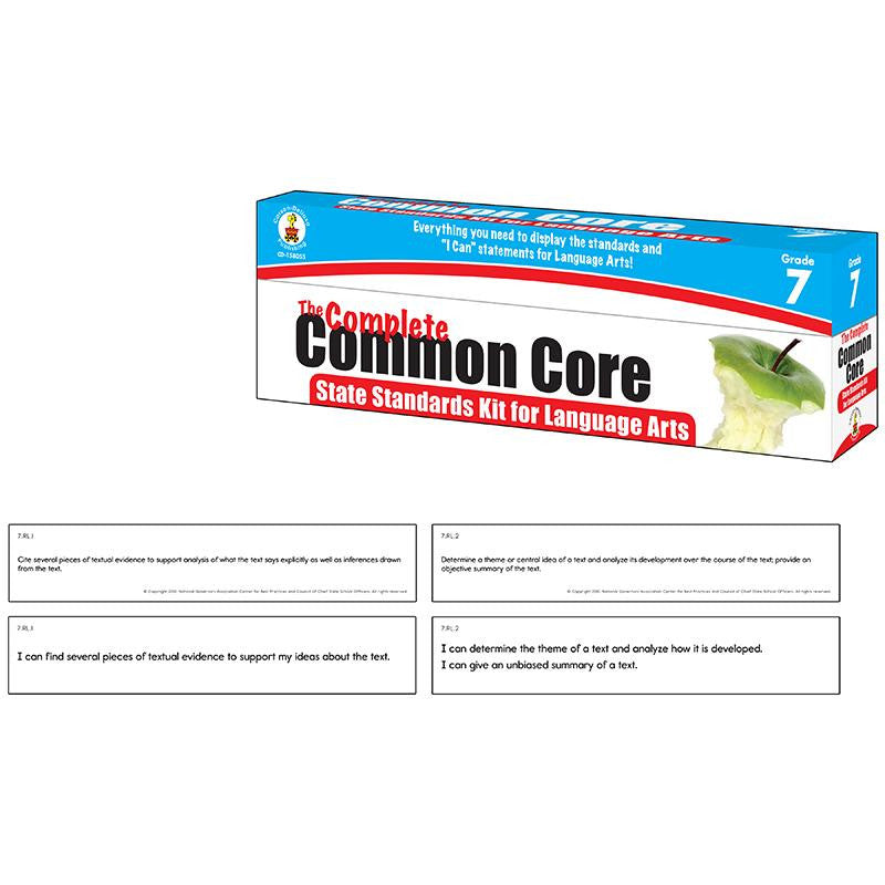 LANGUAGE ARTS GR 7 COMMON CORE KIT