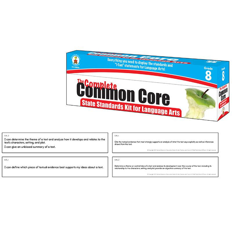 LANGUAGE ARTS GR 8 COMMON CORE KIT