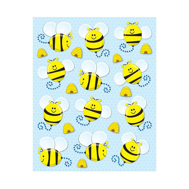 BEES SHAPE STICKERS 72PK