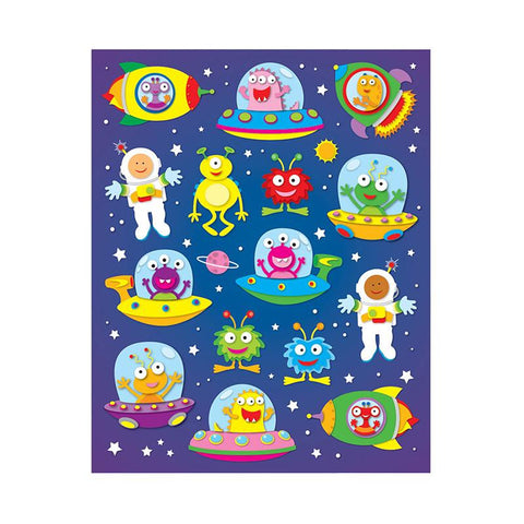 OUT OF THIS WORLD SHAPE STICKERS