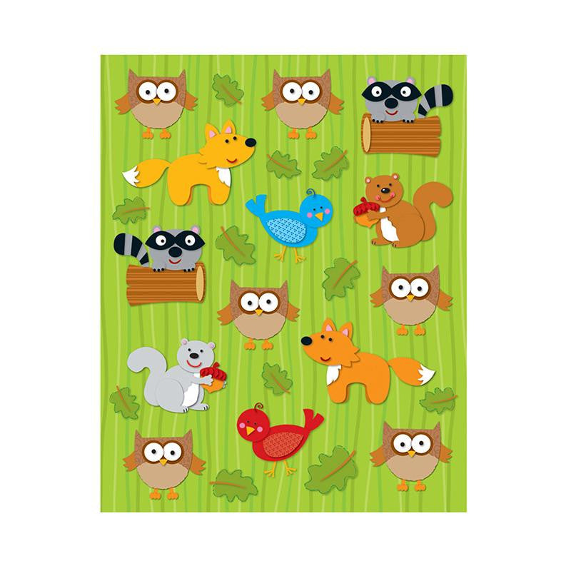 WOODLAND ANIMALS SHAPE STICKERS