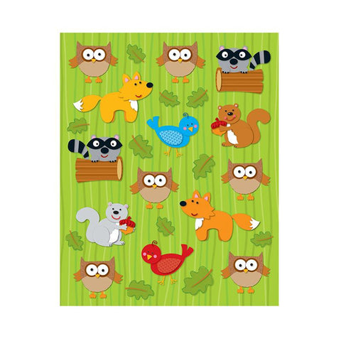 WOODLAND ANIMALS SHAPE STICKERS