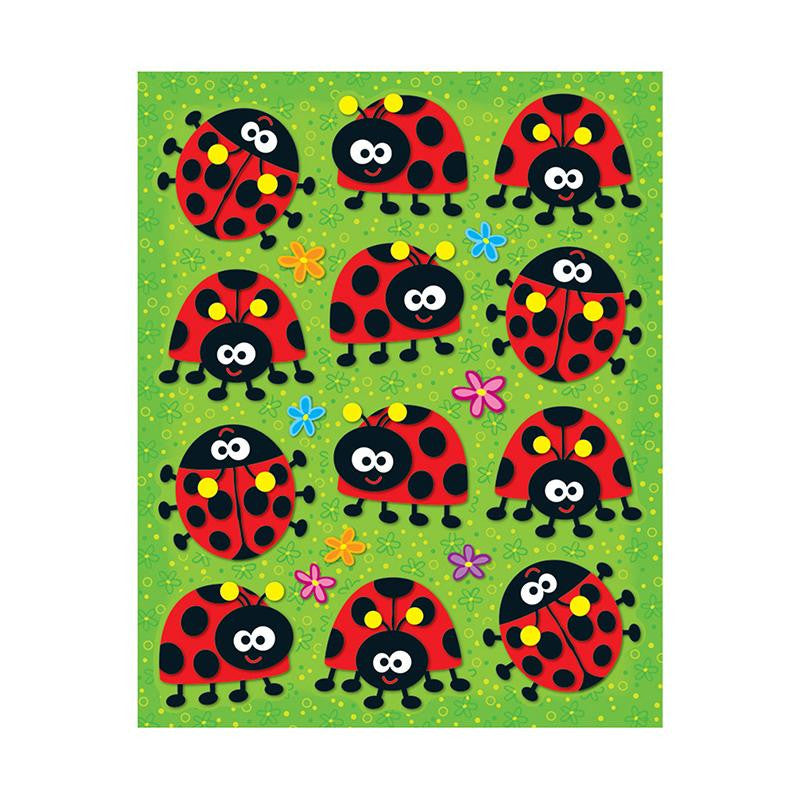 LADYBUGS SHAPE STICKERS 72PK