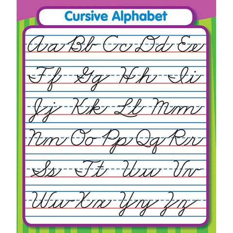 CURSIVE ALPHABET STICKERS