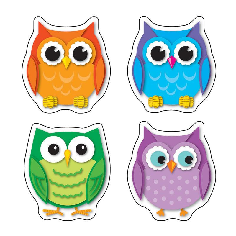 COLORFUL OWLS STICKERS