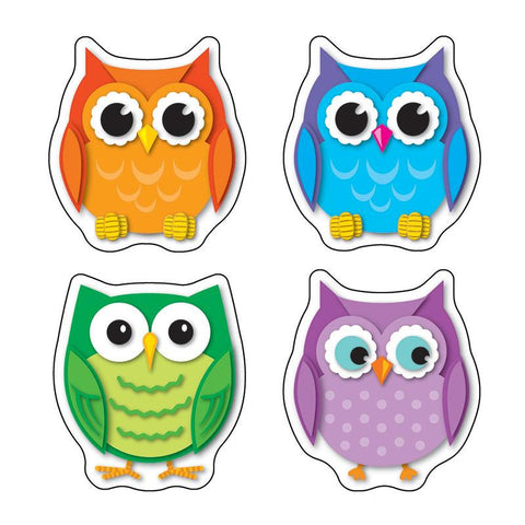 COLORFUL OWLS STICKERS