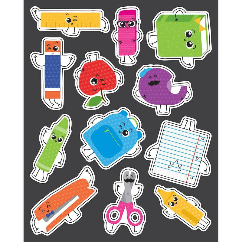 SCHOOL TOOLS SHAPE STICKERS GR PK-5