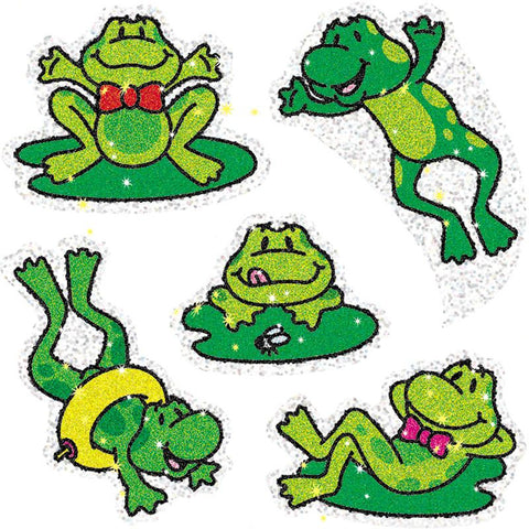 DAZZLE STICKERS FROGS 75-PK ACID &