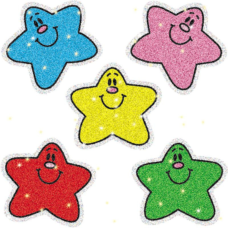 DAZZLE STICKERS STARS MULTI 75-PK