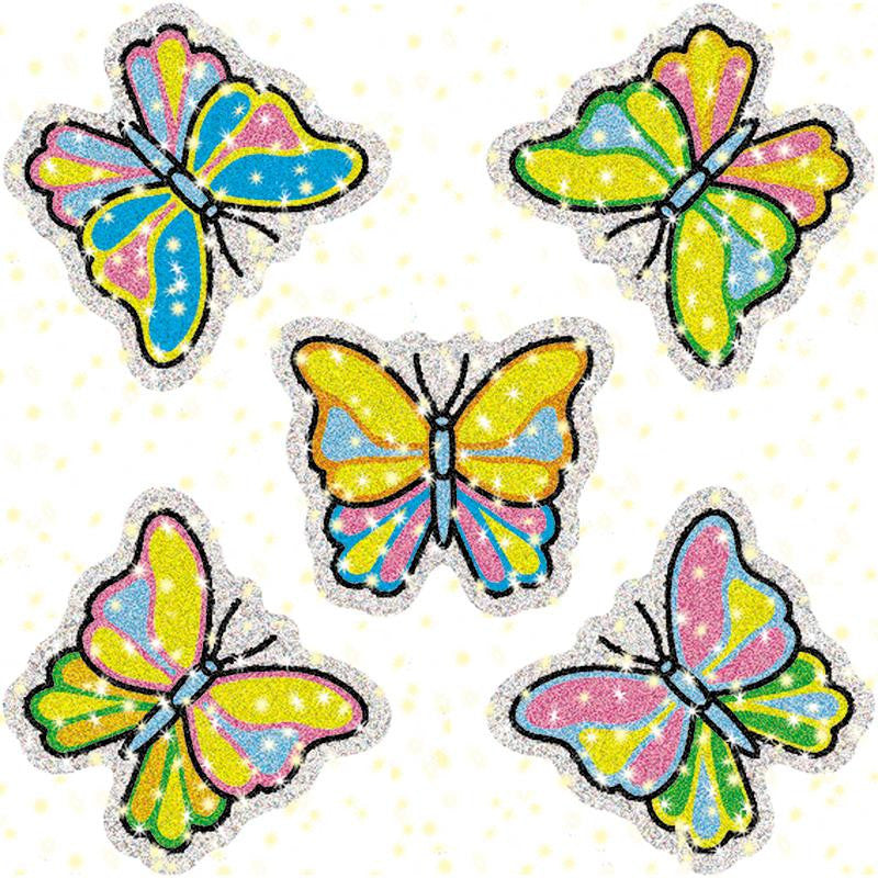 DAZZLE STICKERS BUTTERFLIES 75-PK