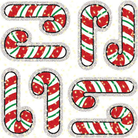 DAZZLE STICKERS CANDY CANES 75-PK