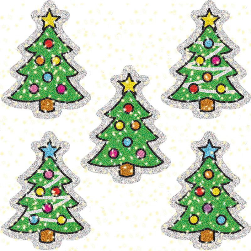 DAZZLE STICKERS CHRISTMAS TREES 75