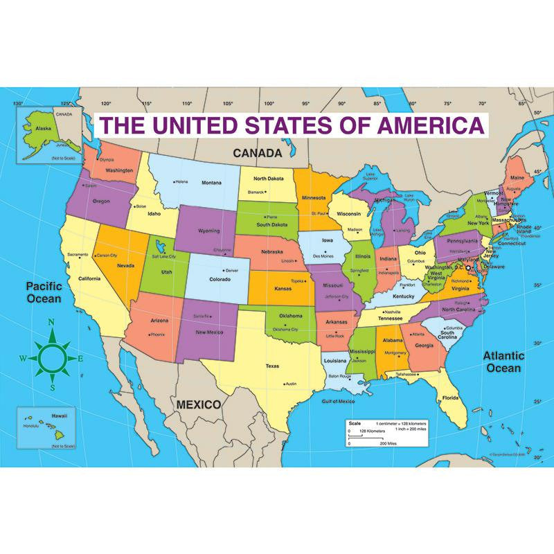 JUMBO MAP PAD US LABELED 30-PK