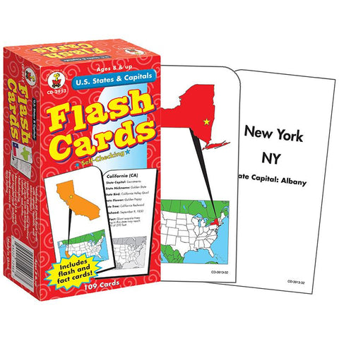 FLASH CARDS US STATES & CAPITALS