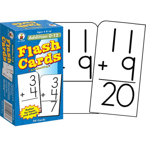 FLASH CARDS ADDITION 0-12