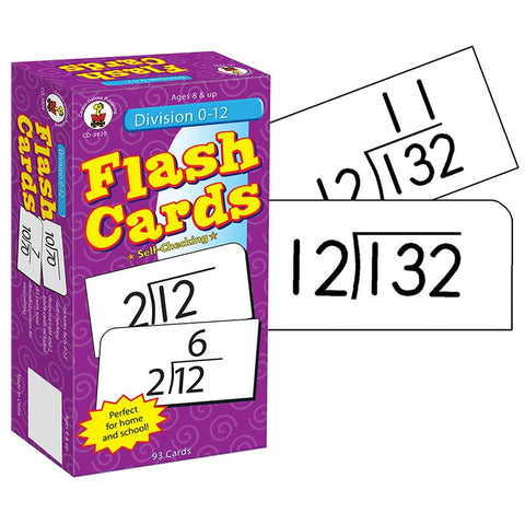 FLASH CARDS DIVISION 0-12