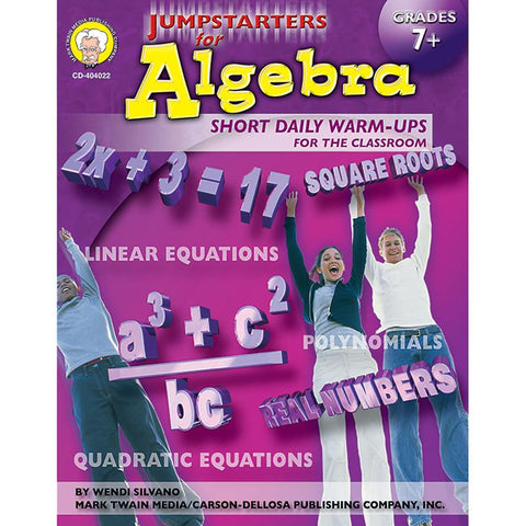 JUMPSTARTERS FOR ALGEBRA GR 7