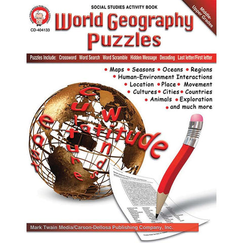 WORLD GEOGRAPHY PUZZLES