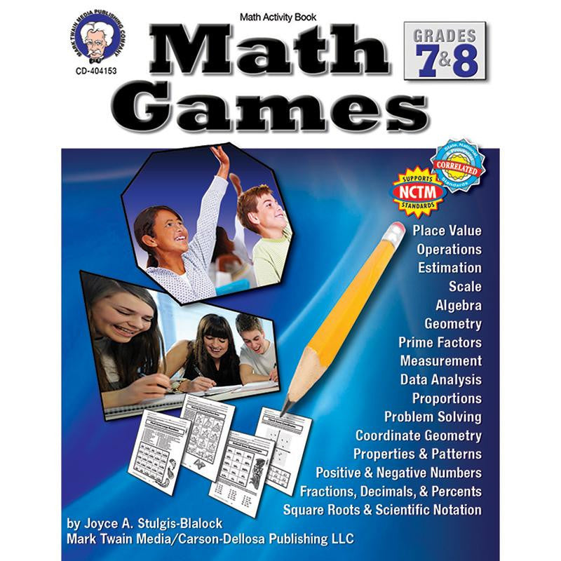 MATH GAMES GR 7-8