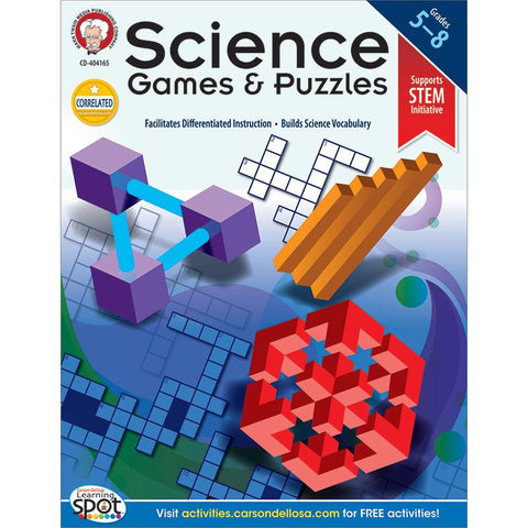 SCIENCE GAMES AND PUZZLES