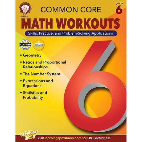 GR 6 COMMON CORE MATH WORKOUTS