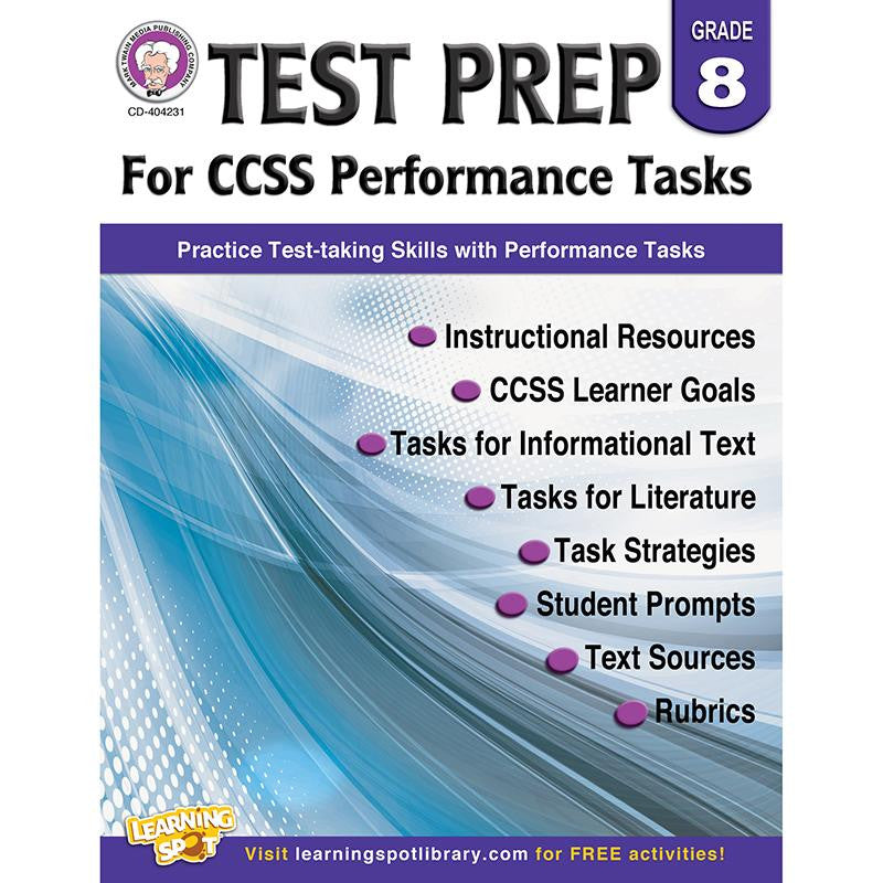 GR 8 TEST PREP FOR CCSS PERFORMANCE