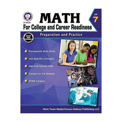 GR 7 MATH FOR COLLEGE AND CAREER