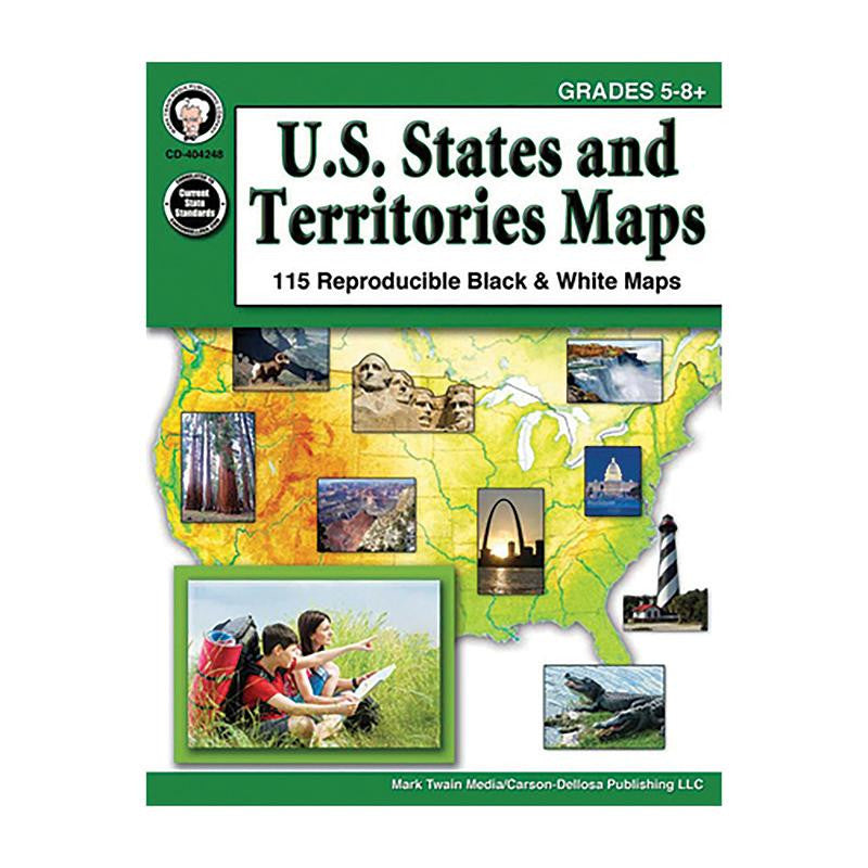 US STATES & TERRITORIES MAPS GR 5-8