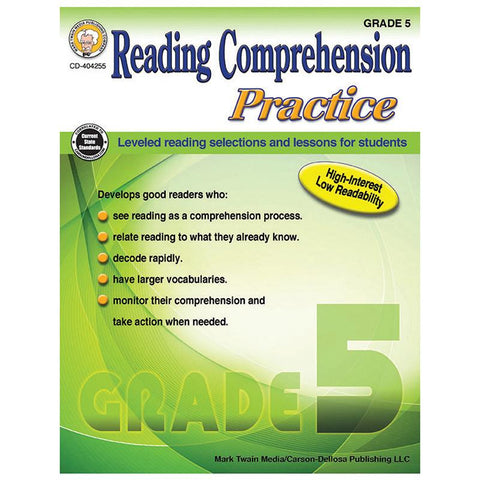 GR 5 READING COMP PRACTICE BOOK