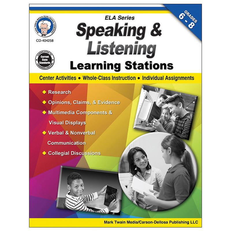 SPEAKING LISTENING LEARNING GR 6-8