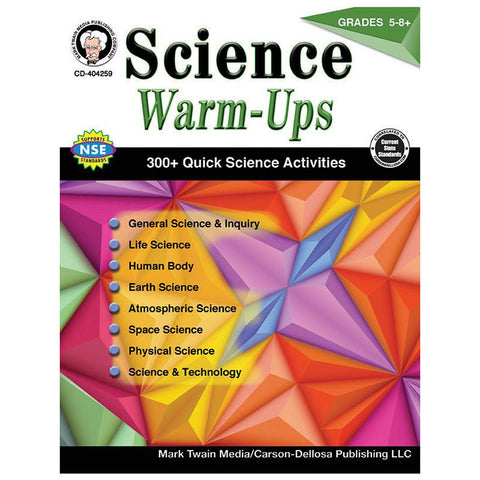 SCIENCE WARM UPS BOOK GR 5-8