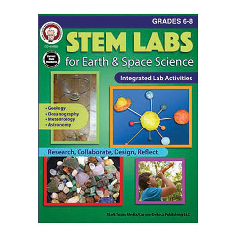 STEM LABS EARTH SPACE SCI BK GR 6-8