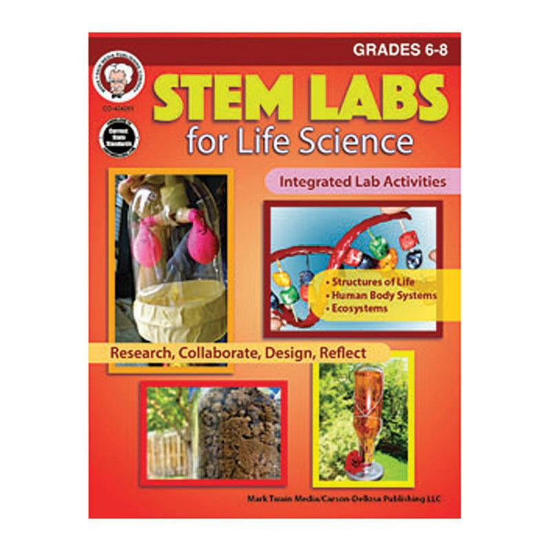 STEM LABS LIFE SCIENCE BOOK GR 6-8