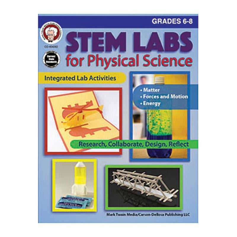 STEM LAB PHYSICAL SCIENCE BK GR 6-8