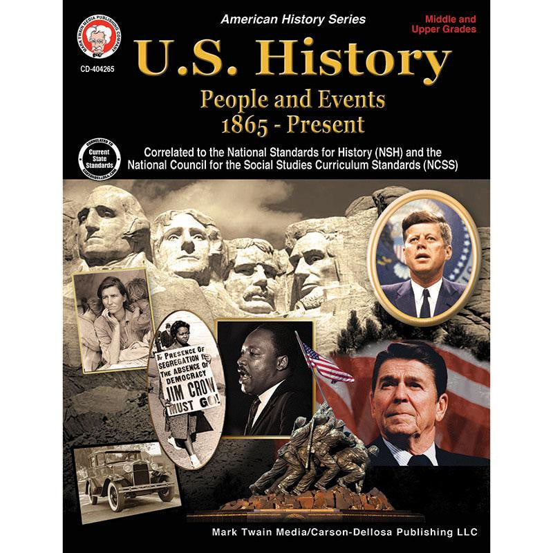 US HISTORY MIDDLE UPPER GRADES BOOK