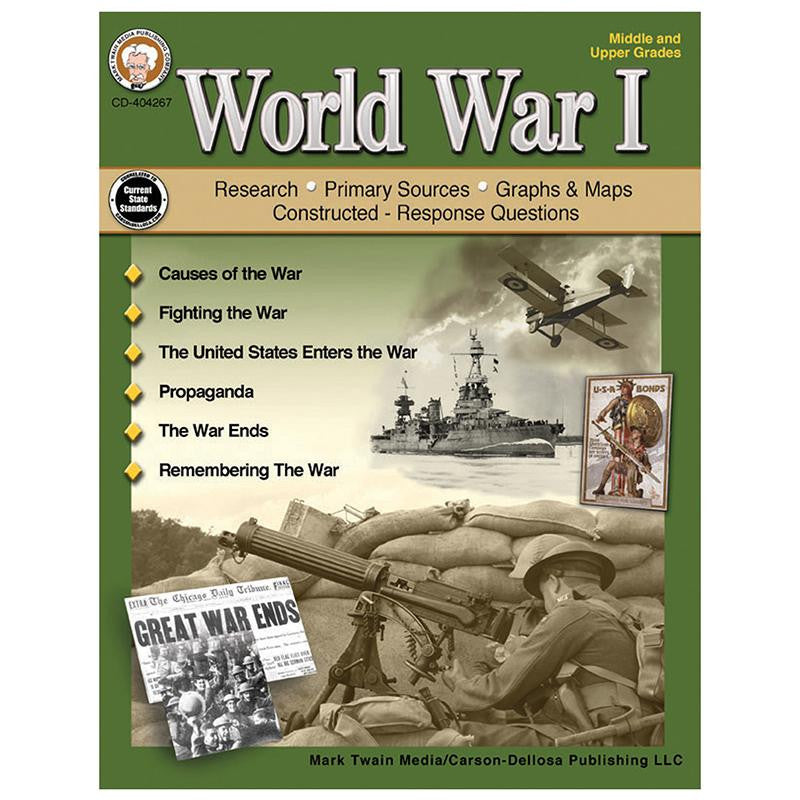 WORLD WAR I MIDDLE UPPER GRADE BOOK