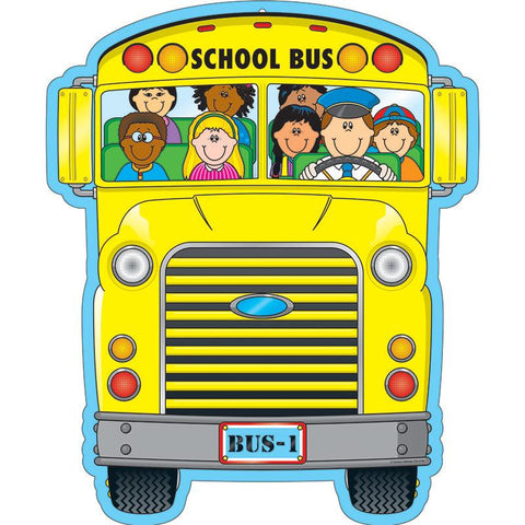 TWO-SIDED DECORATION SCHOOL BUS