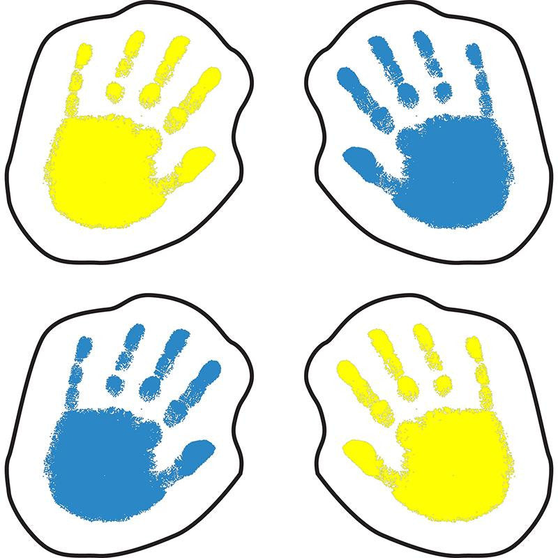 HANDPRINTS STICKERS 120 PER PK