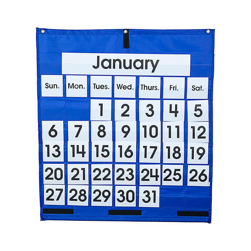 POCKET CHART MONTHLY CALENDAR