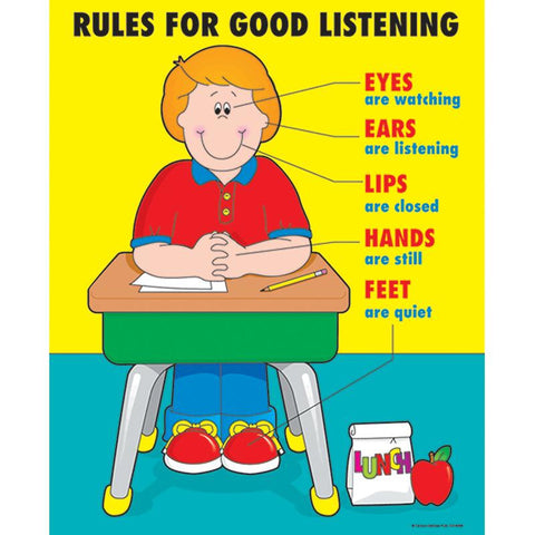 CHARTLET RULES FOR GOOD LISTENING