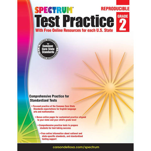 TEST PRACTICE WORKBOOK GR 2