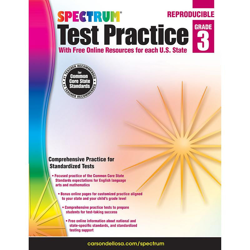 TEST PRACTICE WORKBOOK GR 3