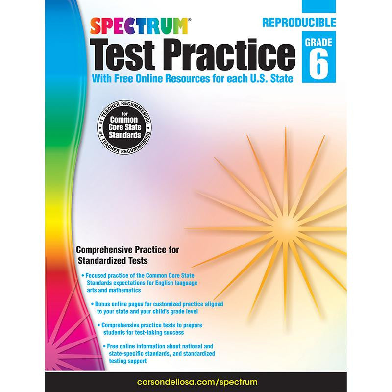 TEST PRACTICE WORKBOOK GR 6