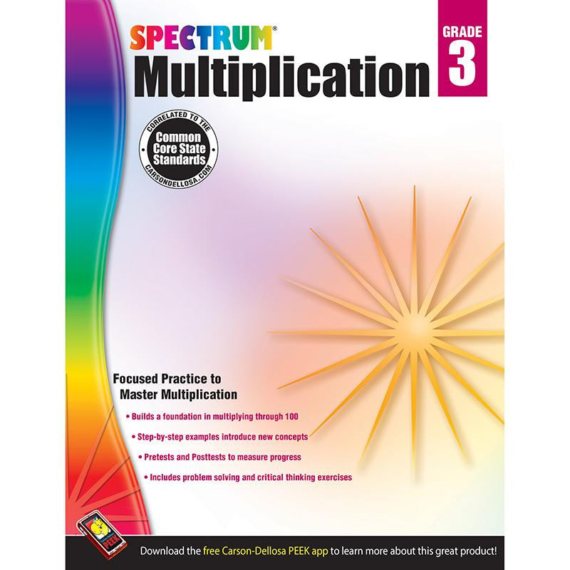 SPECTRUM GR3 MULTIPLICATION WORKBK