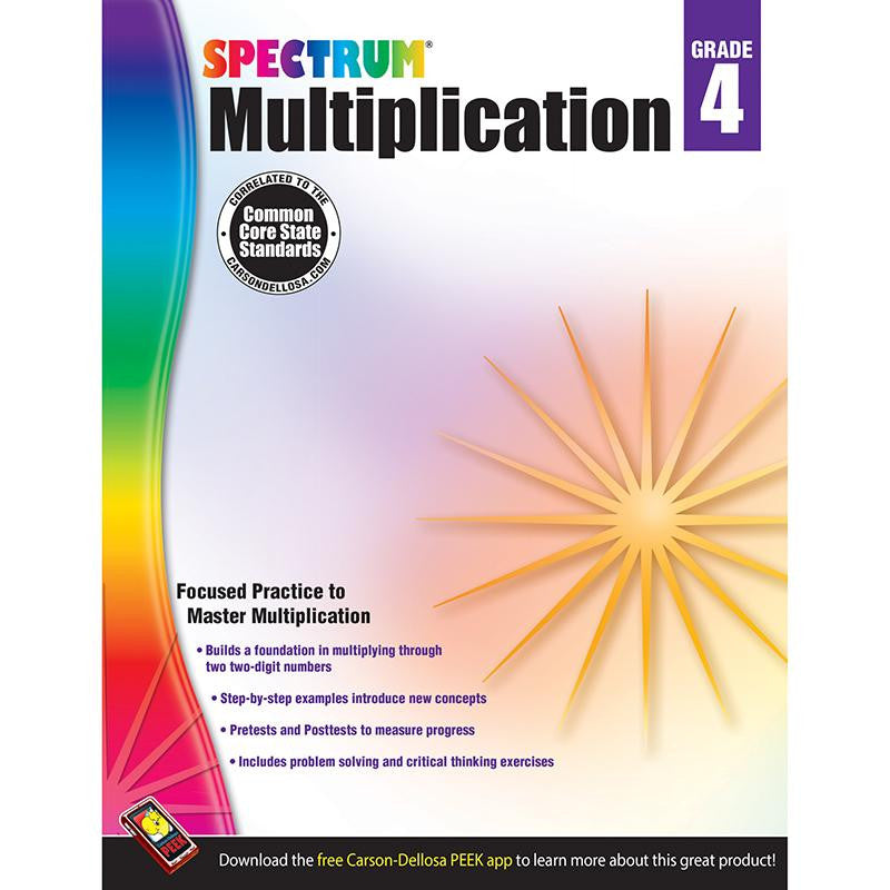 SPECTRUM GR4 MULTIPLICATION WORKBK