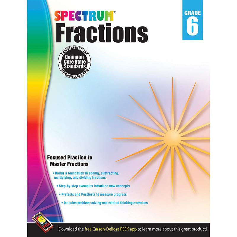 SPECTRUM GR6 FRACTIONS WORKBOOK