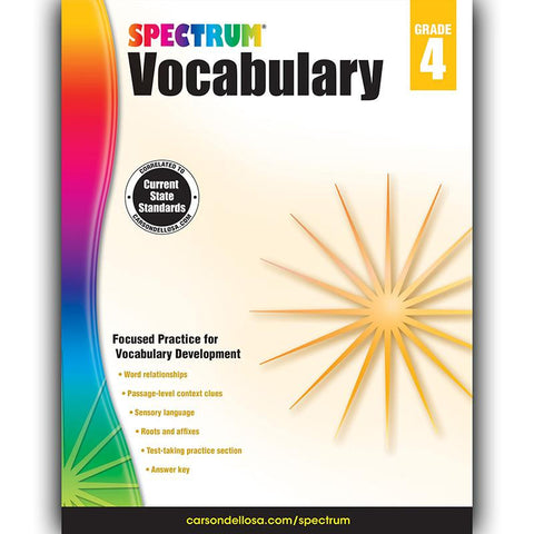 SPECTRUM VOCABULARY GR 4