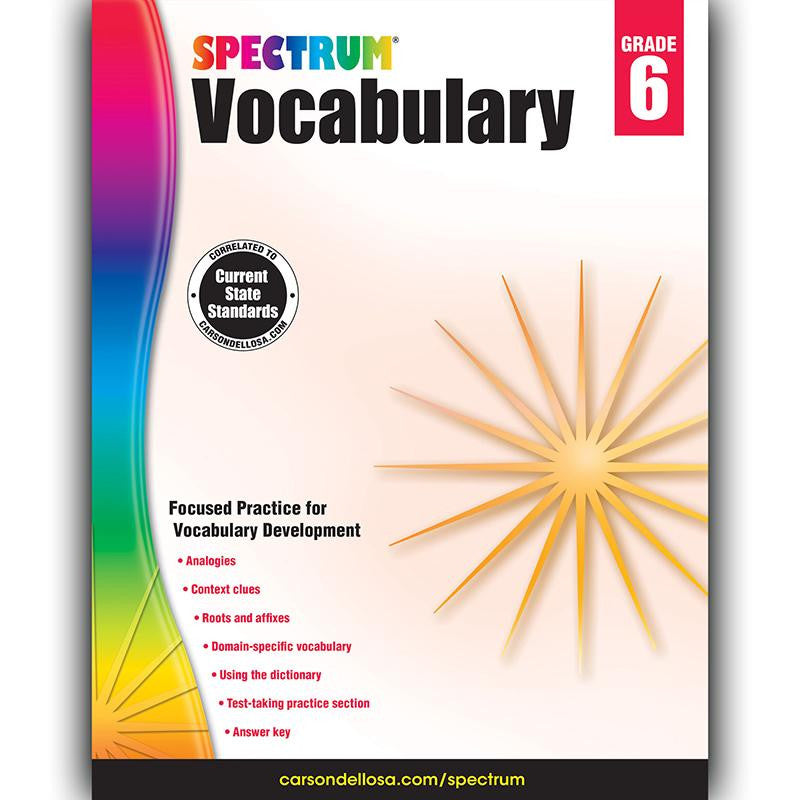 SPECTRUM VOCABULARY GR 6